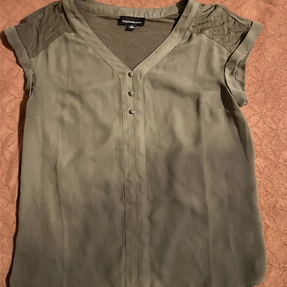 Women's Green Blouse